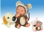 8 Inch Baby Doll with Dog